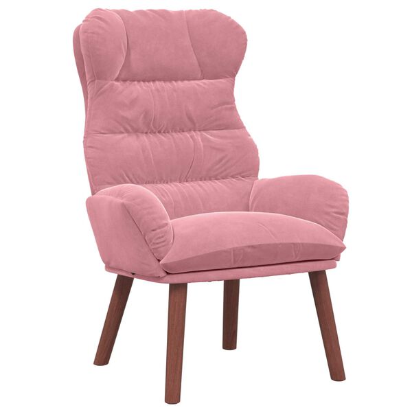 vidaXL poltrona Rosa 69 x 74 x 93 cm Velluto