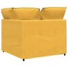 vidaXL Modulo Angolare Divano Modulare con Cuscini Giallo Chiaro 100cm