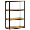 vidaXL Libreria 70 x 35 x 110 cm Legno massello di mango