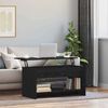 vidaXL Tavolino da salotto Rovere Nero 80 x 50,5 x 41,5 cm