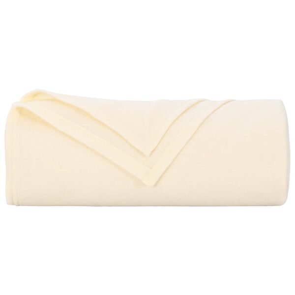 vidaXL Coperta Crema 350 x 270 cm Panno