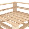 vidaXL Divano da Giardino a Pallet 4 Posti in Legno