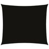 vidaXL Parasole a Vela Oxford Rettangolare 2x2,5 m Nero