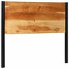 vidaXL Testiera 120 cm in Legno Massello di Acacia e Ferro