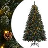 vidaXL Albero di Natale Artificiale 300 LED 240 cm
