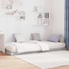 vidaXL Struttura letto a terra Grigio Sonoma 90 x 190 cm