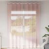vidaXL Tende in Voile con Occhielli 2 pz Rosa Chiaro 140x260 cm