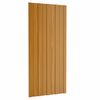 vidaXL Pannello per tetto 36 pz Naturale 100 x 45 cm Acciaio zincato