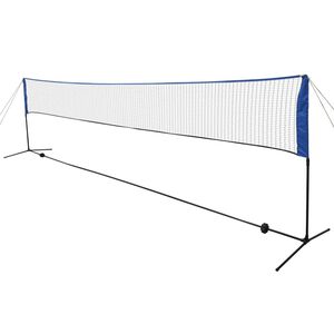 vidaXL Rete da Badminton con Volani 600x155 cm