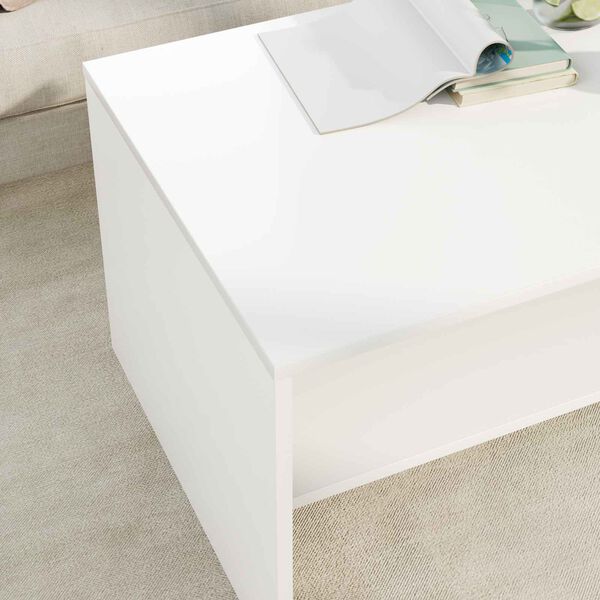 vidaXL Tavolino da salotto Bianco 80 x 50 x 40 cm Legno multistrato
