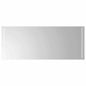 vidaXL Specchio da bagno LED Trasparente 100 x 40 cm vetro temperato