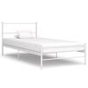 vidaXL Giroletto Bianco in Metallo 100x200 cm