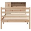 vidaXL Letto Libreria senza Materasso 90x200 cm Legno Massello Pino