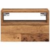 vidaXL Comodino a Muro Legno Antico 45x26x28,5 cm