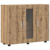 vidaXL Armadio in Legno Rovere artigianale 88,5 x 30,5 x 73 cm