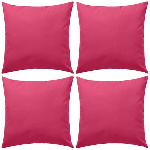 vidaXL Cuscini da Esterno 4 pz 45x45 cm Rosa