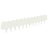 vidaXL Bordura per Prato 20 pz 103 x 20 cm Acciaio Bianco