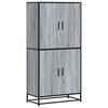 vidaXL Credenza Grigio Sonoma 68x35x139 cm in Truciolato