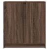 vidaXL Credenza con LED Rovere Marrone 77x34x85 cm Legno Multistrato