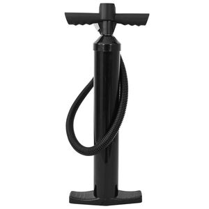 vidaXL Pompa per SUP con Manometro Nero PP