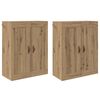 vidaXL Mobile a muro 2 pz Rovere artigianale 69,5 x 34 x 90 cm