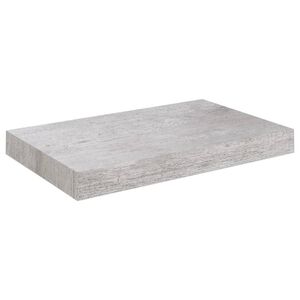 vidaXL Scaffale a Parete Grigio Cemento 23x23,5x3,8 cm in MDF