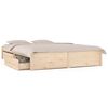 vidaXL Giroletto con Cassetti 150x200 cm Super King