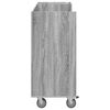 vidaXL Armadio per Golf con ruota Grigio Sonoma 120 x 45 x 98 cm