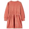 vidaXL Abito da Bambina a Maniche Lunghe Rosa Medio 128