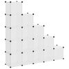 vidaXL Organizzatore Portaoggetti con 15 Cubi Trasparenti in PP