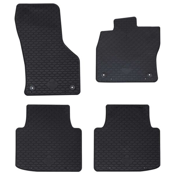 vidaXL Tappetino per Auto 4 pcs Nero adatto per VW Arteon 2017- 4D Aft