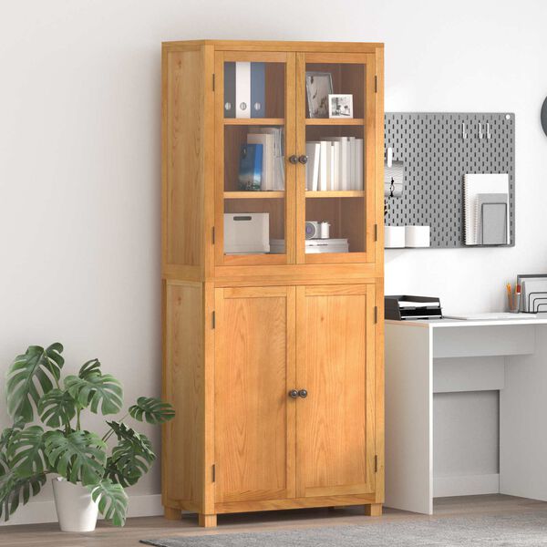 vidaXL Set di Mobili per Magazzino con porta Marrone Legno multistrato