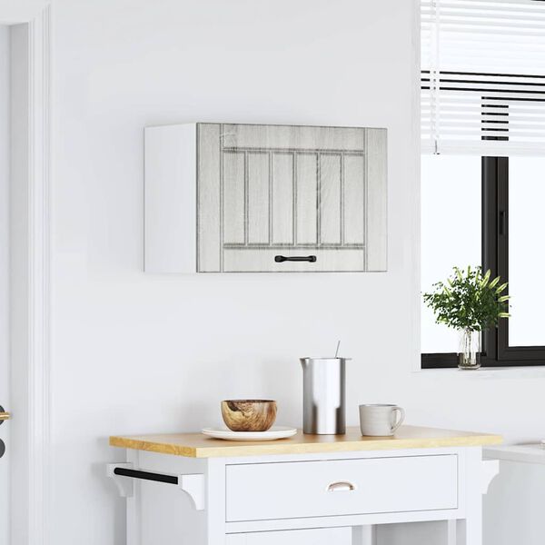 vidaXL Pensile da Cucina Lucca Grigio Sonoma in Legno Multistrato