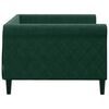 vidaXL Letto da Giorno Verde Scuro 90x200 cm in Velluto