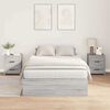 vidaXL Struttura letto con contenitore Grigio Sonoma 120 x 200 cm