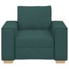 vidaXL Poltrona Divano Verde Scuro 100x78x84 cm Tessuto