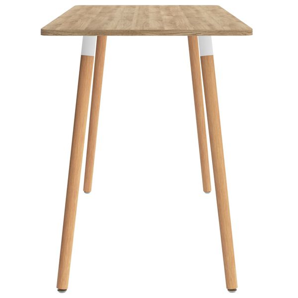 vidaXL Set da Pranzo 5 pz Marrone