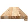 vidaXL Davanzali 2 pz Non Trattati 110x20x2cm Legno Massello di Rovere