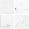 vidaXL Duvet Estivo con cuscino 2 pcs Bianco Piuma d'anatra