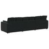 vidaXL Divano Modulare con Cuscini Nero