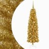 vidaXL Albero di Natale Slim artificiale con palline 180 cm 300 LED