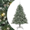vidaXL Albero di Natale artificiale Verde 180 cm