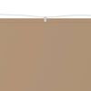 vidaXL Paravento Verticale Tortora 180x1000 cm in Tessuto Oxford