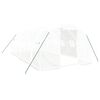 vidaXL Serra con Telaio in Acciaio Bianco 18 m&sup2; 6x3x2 m