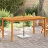 vidaXL Tavolo da Giardino 150x90x74 cm in Massello di Acacia