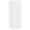 vidaXL Mobiletto da Bagno a Muro Bianco 33 x 34,5 x 100 cm