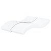 vidaXL Materasso in Schiuma Bianco 180x210 cm Durezza H2 H3