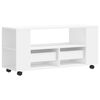 vidaXL Mobile Porta TV Bianco 102x34,5x43 cm in Legno Multistrato
