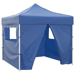 vidaXL Tenda Party Blu 291 x 291 x 315 cm Tessuto Oxford
