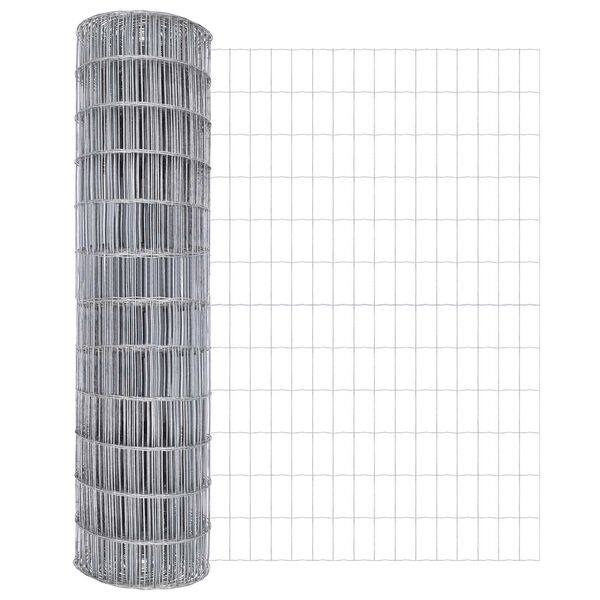 vidaXL Recinzione Euro 1,4 x 10 m Ferro rivestito in PVC